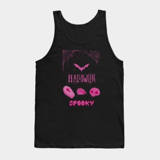 CUTE PINK HALLOWEEN DESIGN Tank Top